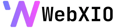 The logo of WebXIO